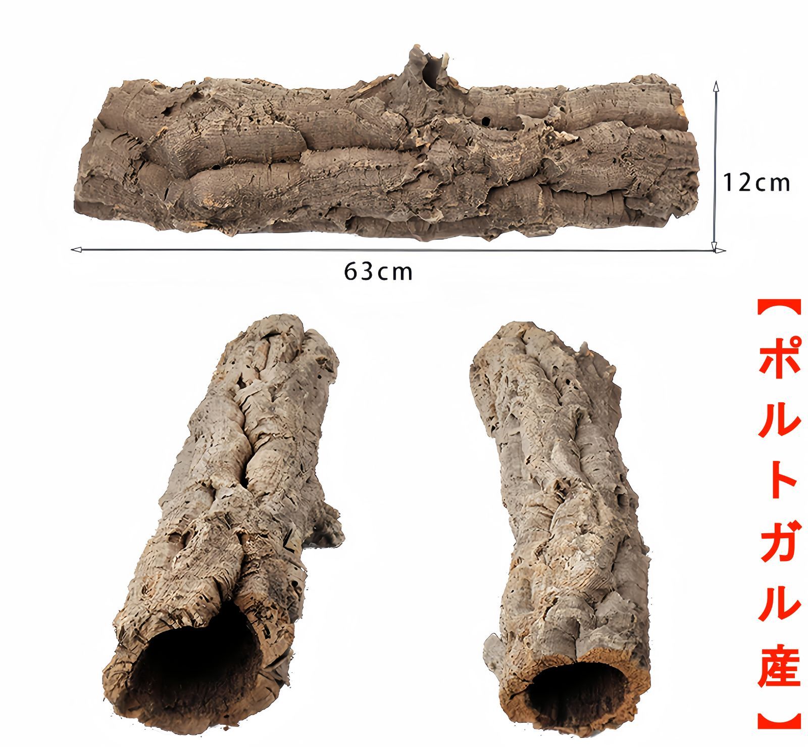 D21 ポルトガル産 キャノンコルク コルク樹皮 コルク板 バージンコルク 送料無料 チランジア ビカクシダ 着生ラン 両生類 爬虫類
