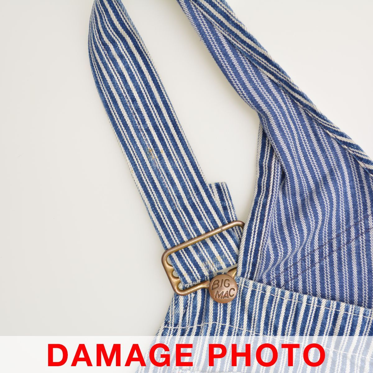 BIGMAC】60s～ ランダムヒッコリーストライプオーバーオール - メルカリ