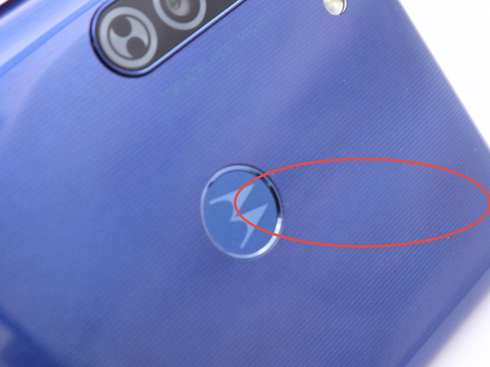 SIMフリー Motorola moto g8 XT2045-6 64GB ノイエブルー #7371