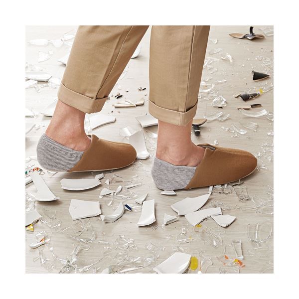 コジット洗える防災スリッパ 足まもりっぱ