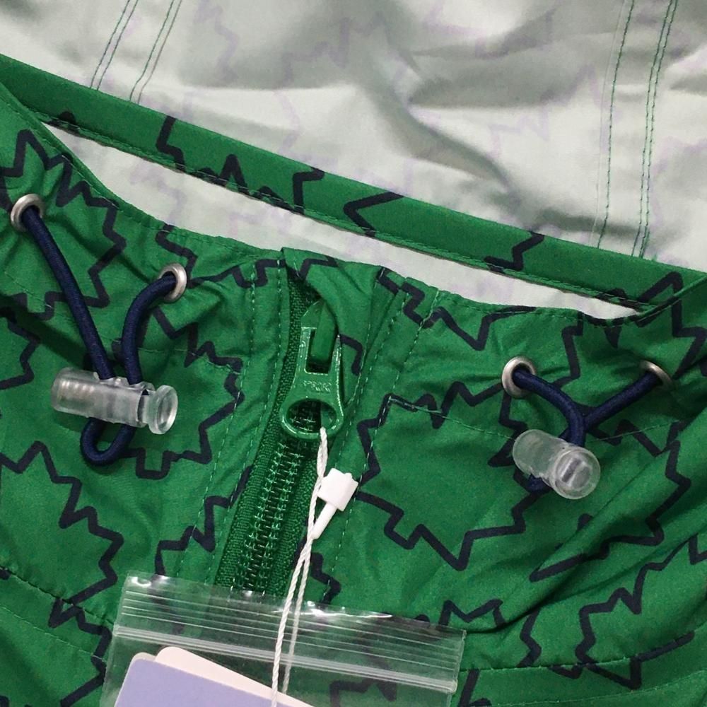 新品】ジャックバニー ジップパーカー グリーン×ネイビー メイプル