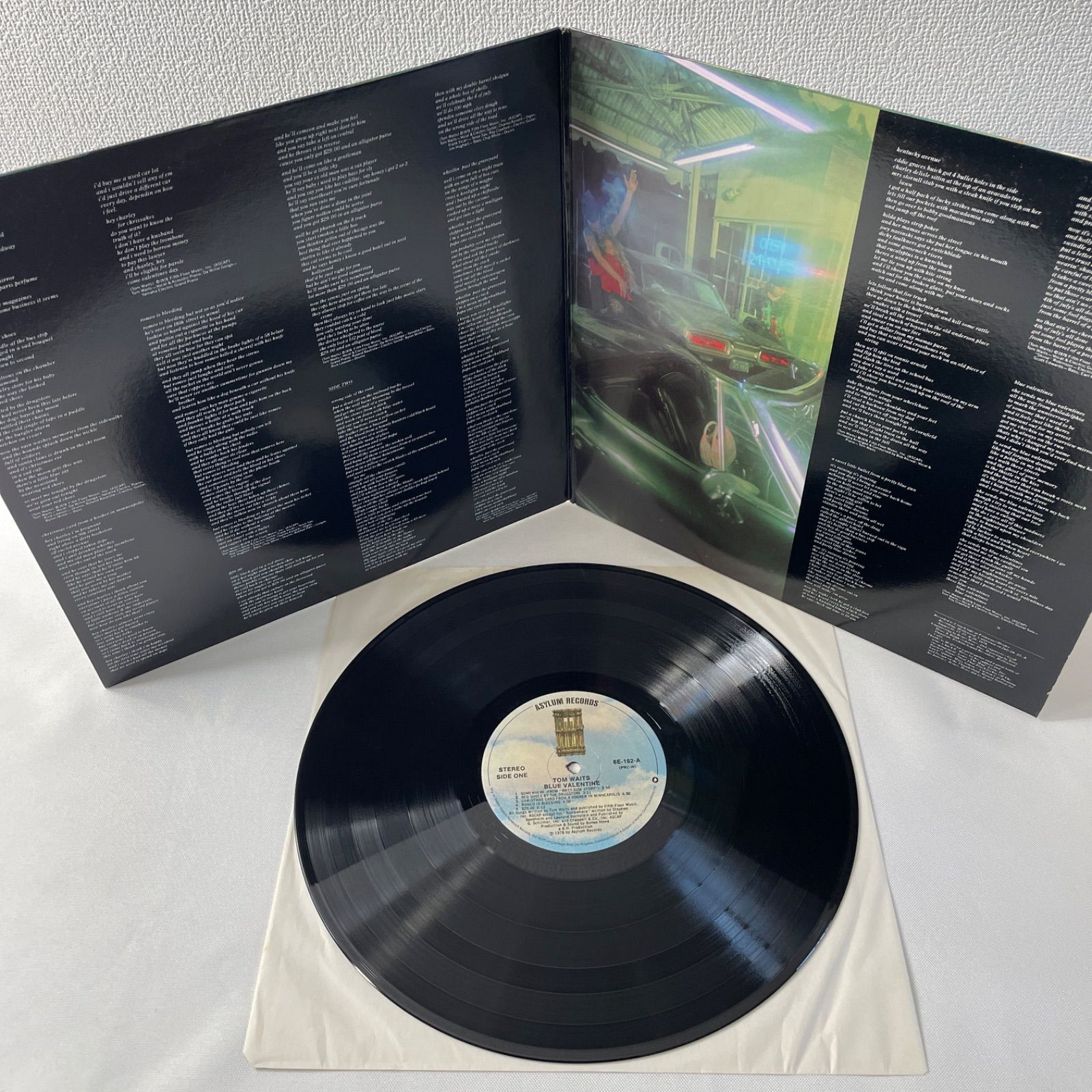 Tom Waits – Blue Valentine】LP US盤 見開きジャケット トム 