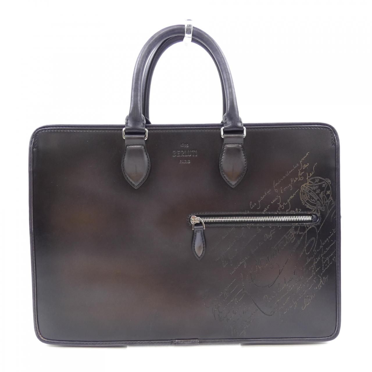 ベルルッティ Berluti アンジュールスクリットレザーブリーフケース BAG