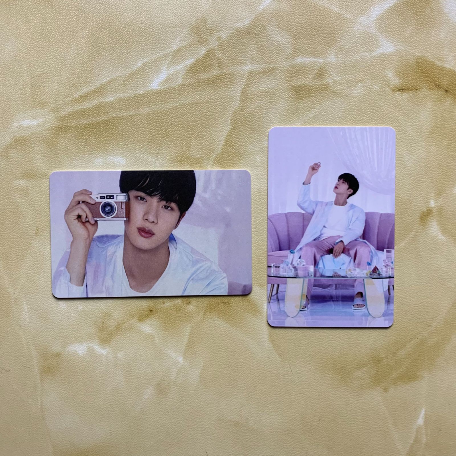 匿名配送 BTS 防弾少年団 BE JIN ソクジン 公開 未公開ver. 韓国 ラキドロ 2枚セット