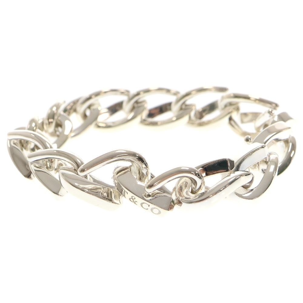 TIFFANY - Co. ティファニー FORGE LARGE LINK BRACELET フォージ ラージ ブレスレット 14リンク シルバー
