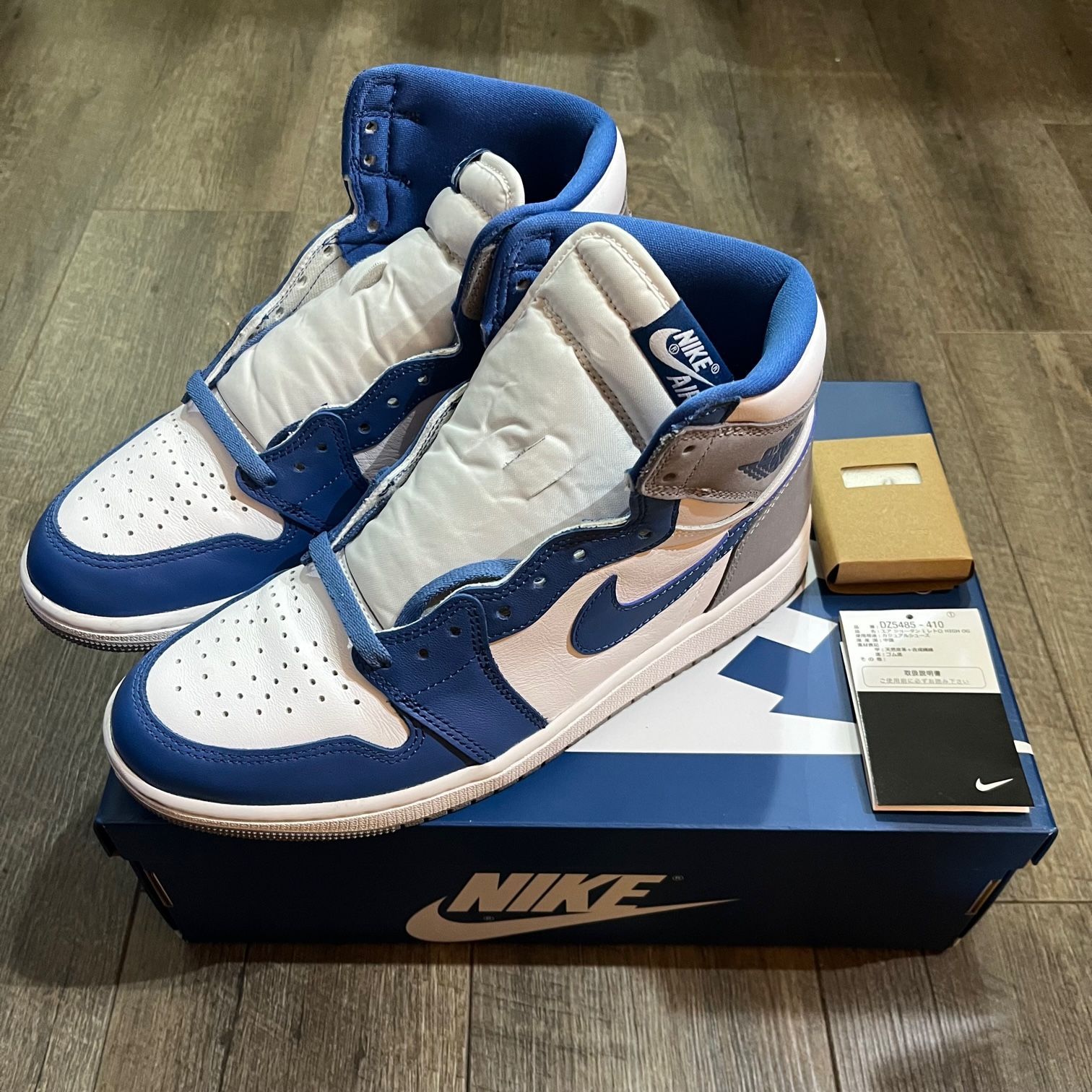 国内正規 Nike Air Jordan 1 High OG True Blue DZ5485-410 トゥルー 
