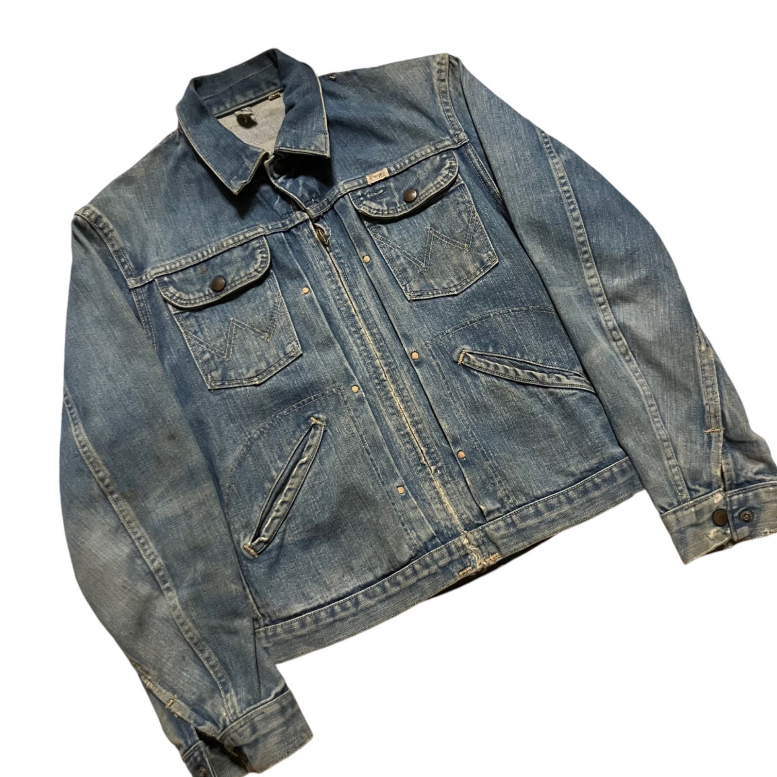 お値下M'S GRACY ダークデニムジャケット 42 Wrangler】60s 24MJZ Denim Jacket 36 