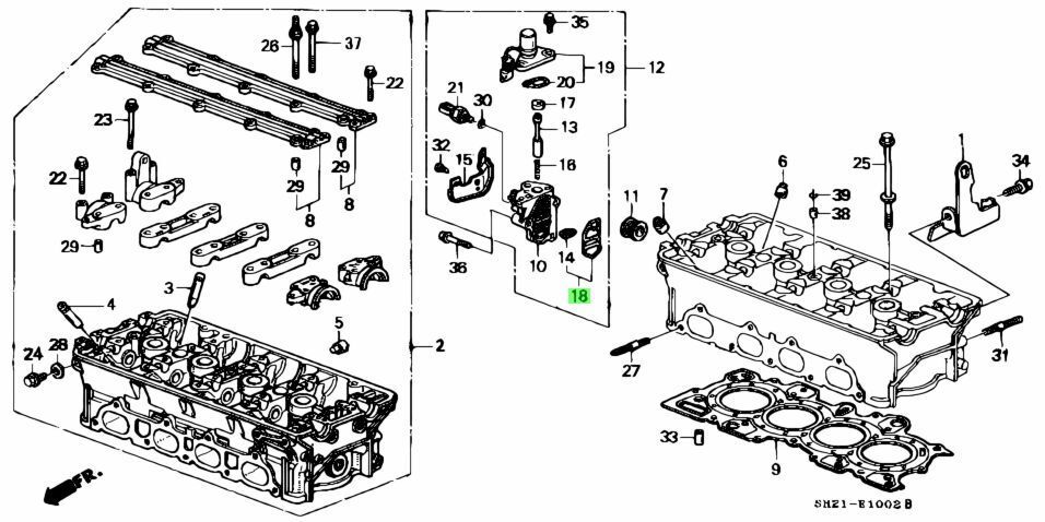 ★新品 ホンダ EF9 シビック SiR 純正 スプールバルブ フィルターASSY パッキン ガスケット B16A HONDA Spool valve filter ASSY ホンダ シビックEK-9タイプR スプールソレノイドバルブASSY シビックタイプRのVTECスプール
