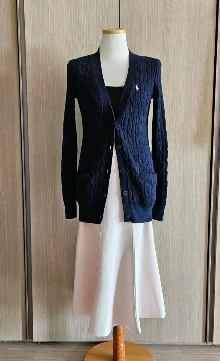 ポロ ラルフローレン ケーブル カーディガン ネイビー S ポロ ラルフローレン ケーブル編み カーディガン