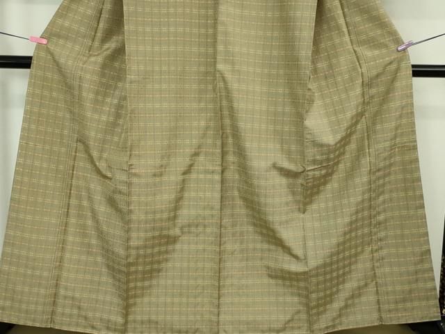 平和屋本店□極上 与那国花織 紬 摘要崎原キヨ作 証紙付き 逸品