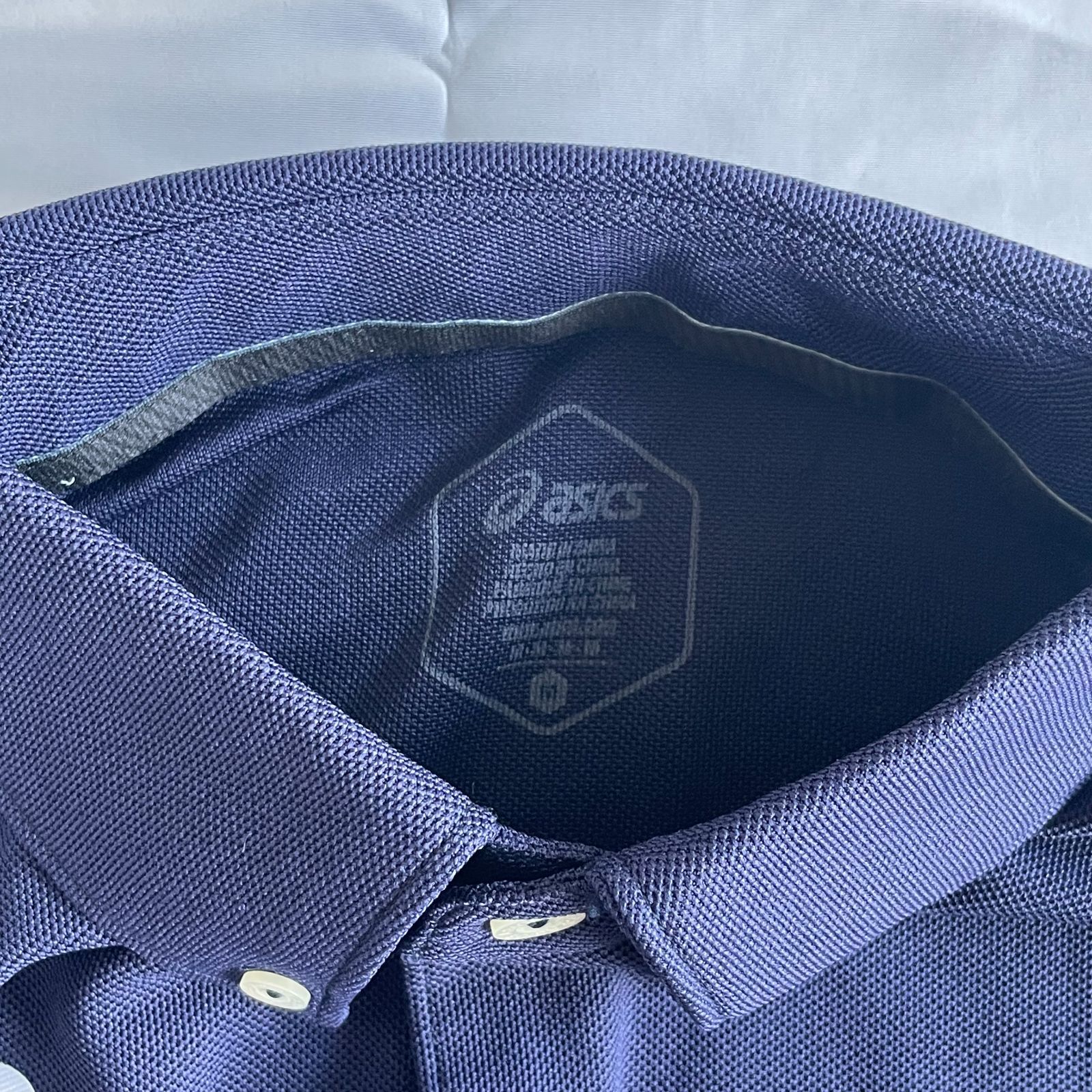 新品】asics 競泳 日本代表 半袖ポロシャツ サイズM アシックス