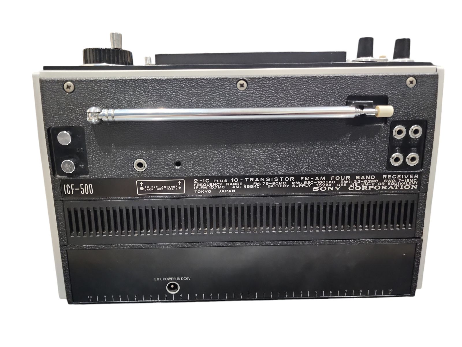 SONY ソニー 4バンドラジオ ICF-500 アンティークラジオ ジャンク ジャンク品SONY ICF-500 ソニー レトロ 4バンドラジオ SONY ICF-500