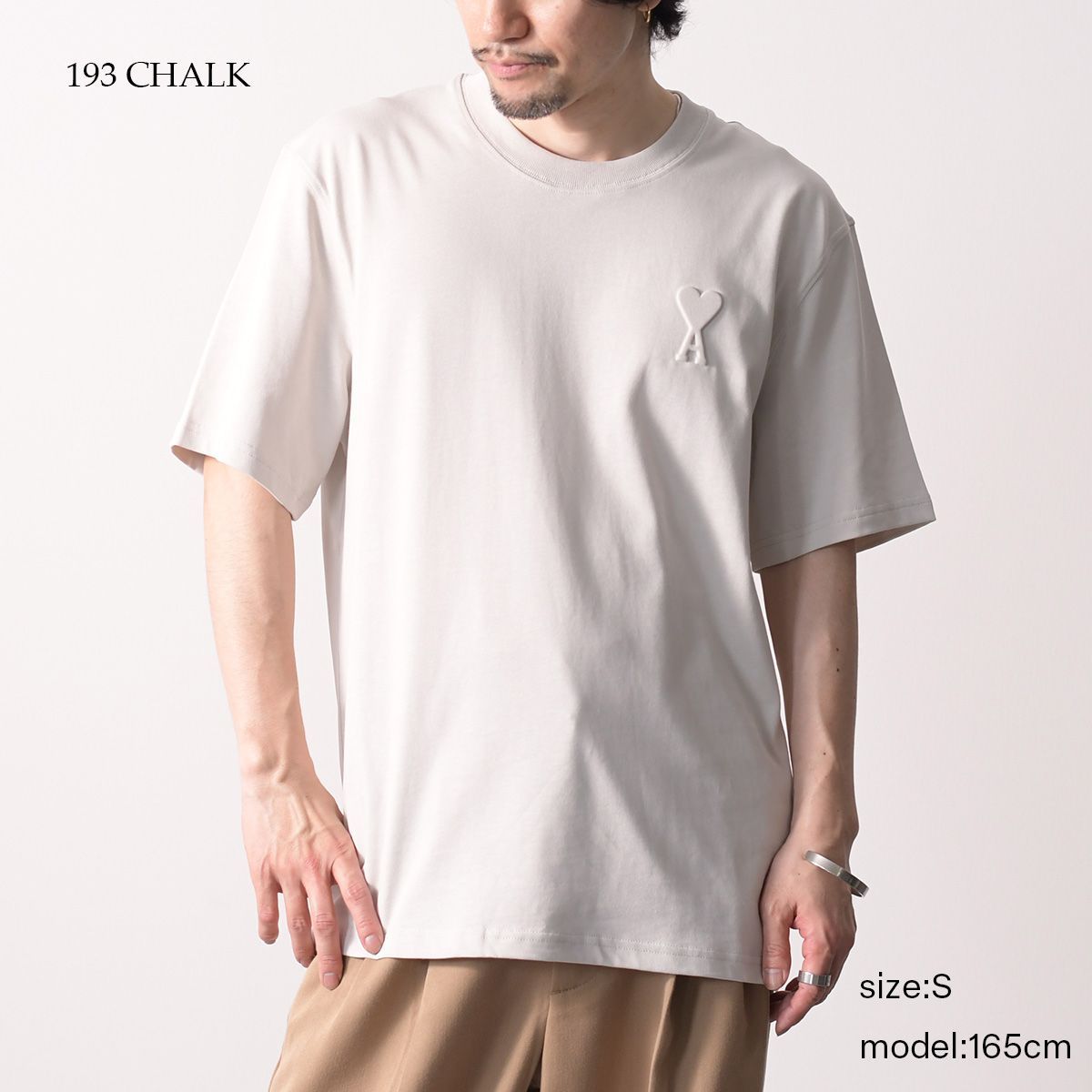 AMI PARIS コットン ヘビージャージー Tシャツ - メルカリ