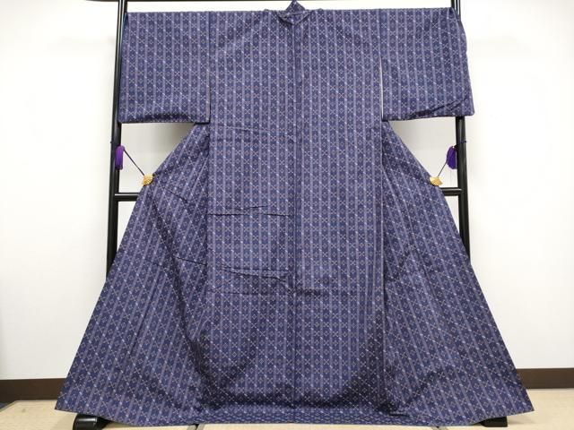 平和屋本店 上 本場琉球 読谷山花織 紬地 濃鼠色地 CYAA3290s5