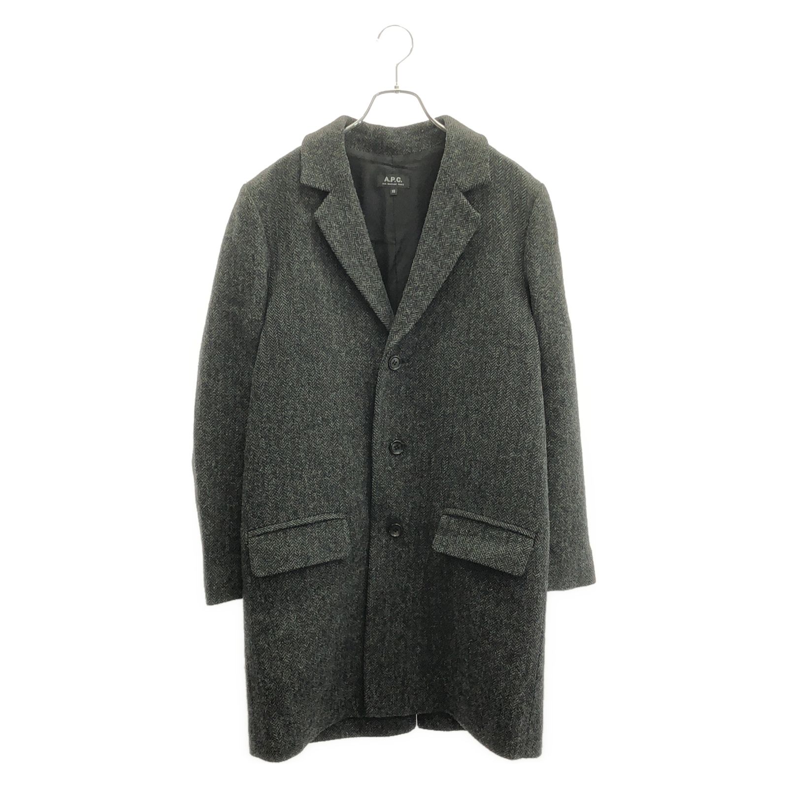 アーペーセー A.P.C. その他コート コート グレー ウール コート メンズ Used A