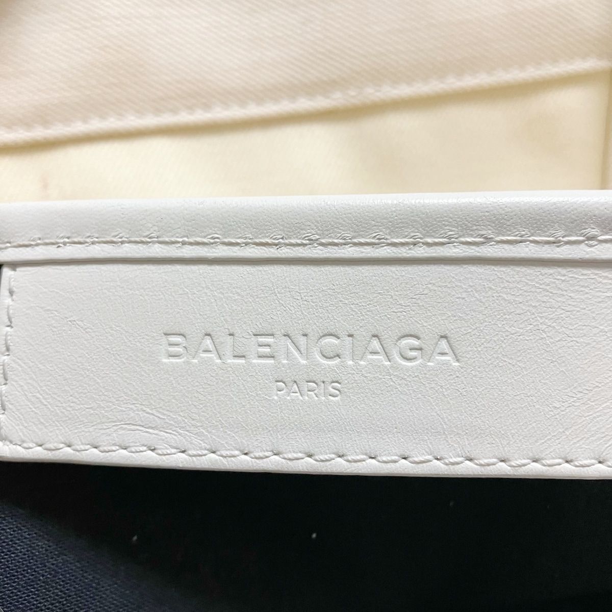 BALENCIAGA(バレンシアガ) トートバッグ ネイビーカバスS 339933 ...