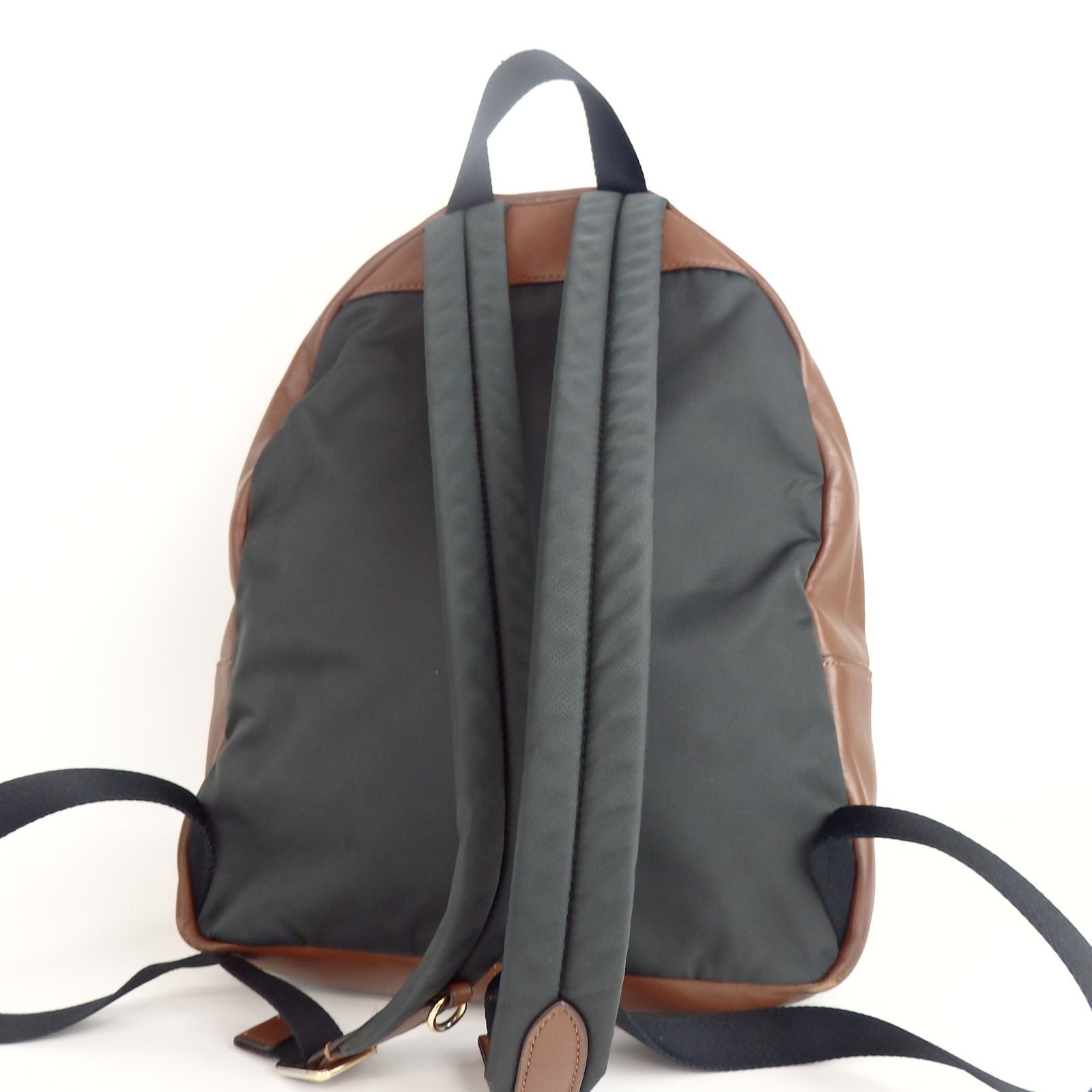 COACH】コーチ シグネチャー リュック F32200 ブラウン レザー PVC