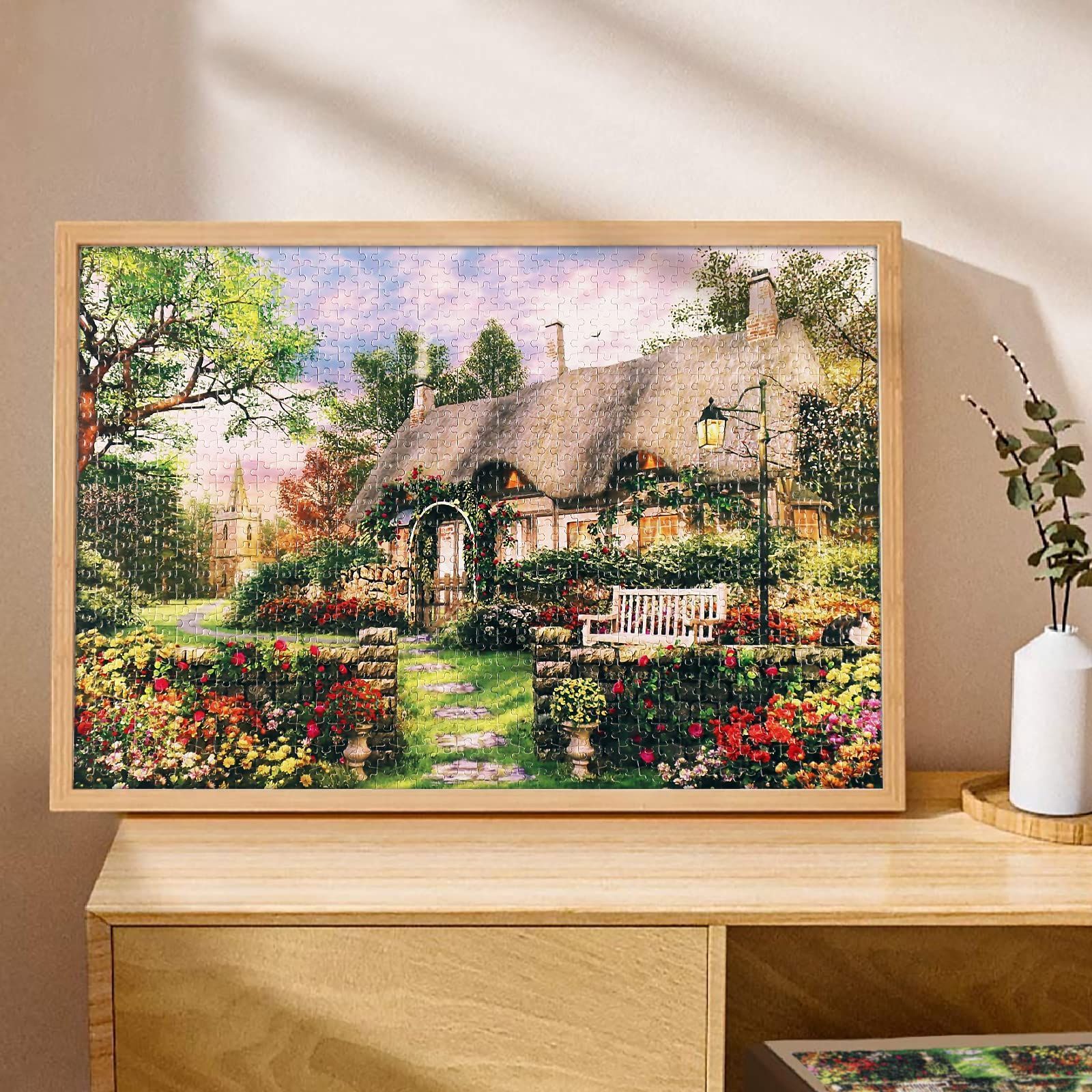 精神統一ジグゾーパズル 1000ピース 手作り 壁絵 額縁 アートパネル Amazon.co.jp: 浮世絵 パズル 1000ピース 木製 ジグソーパズル