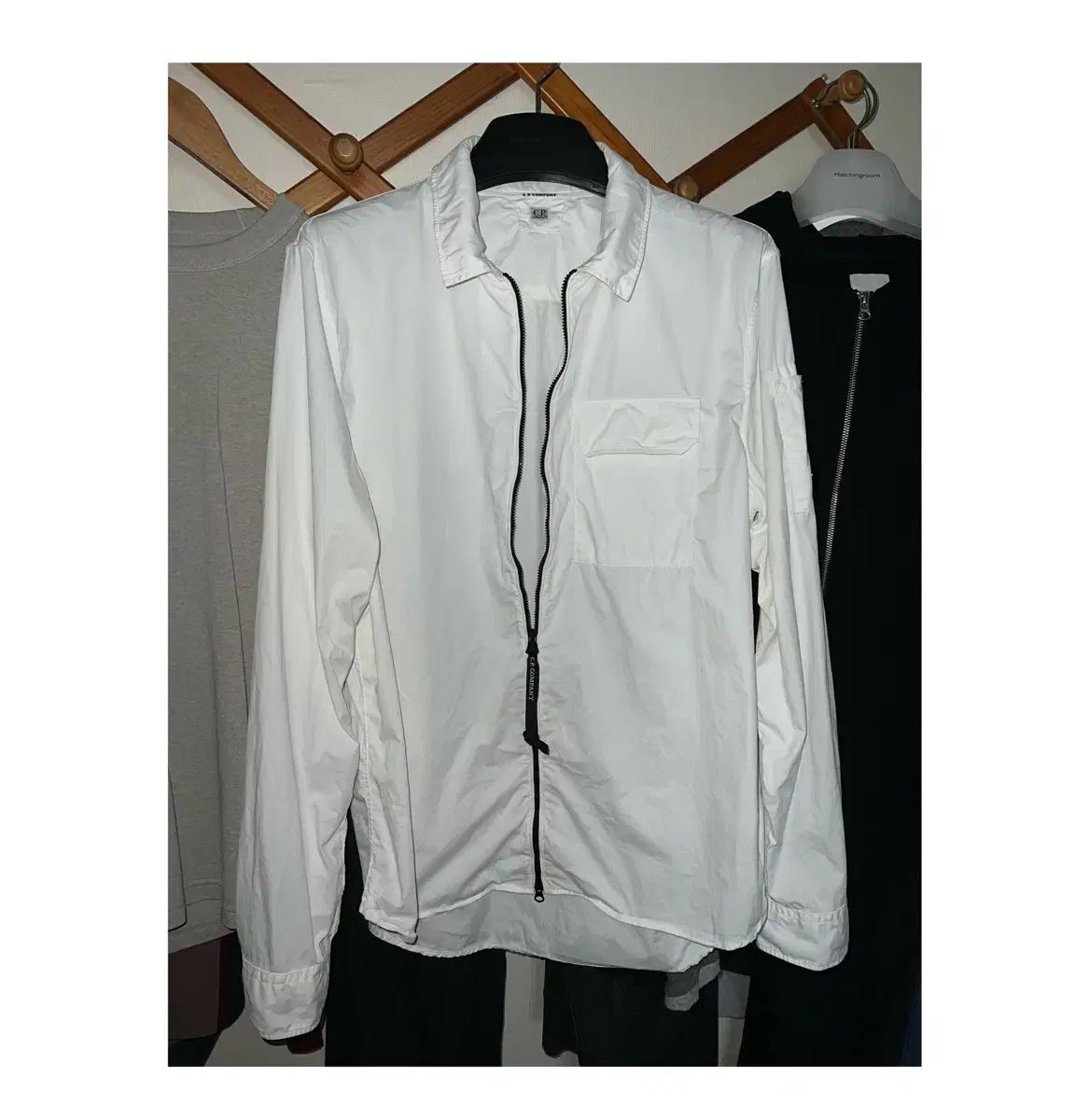 cp カンパニー シャツ ジップアップ ジャケット L