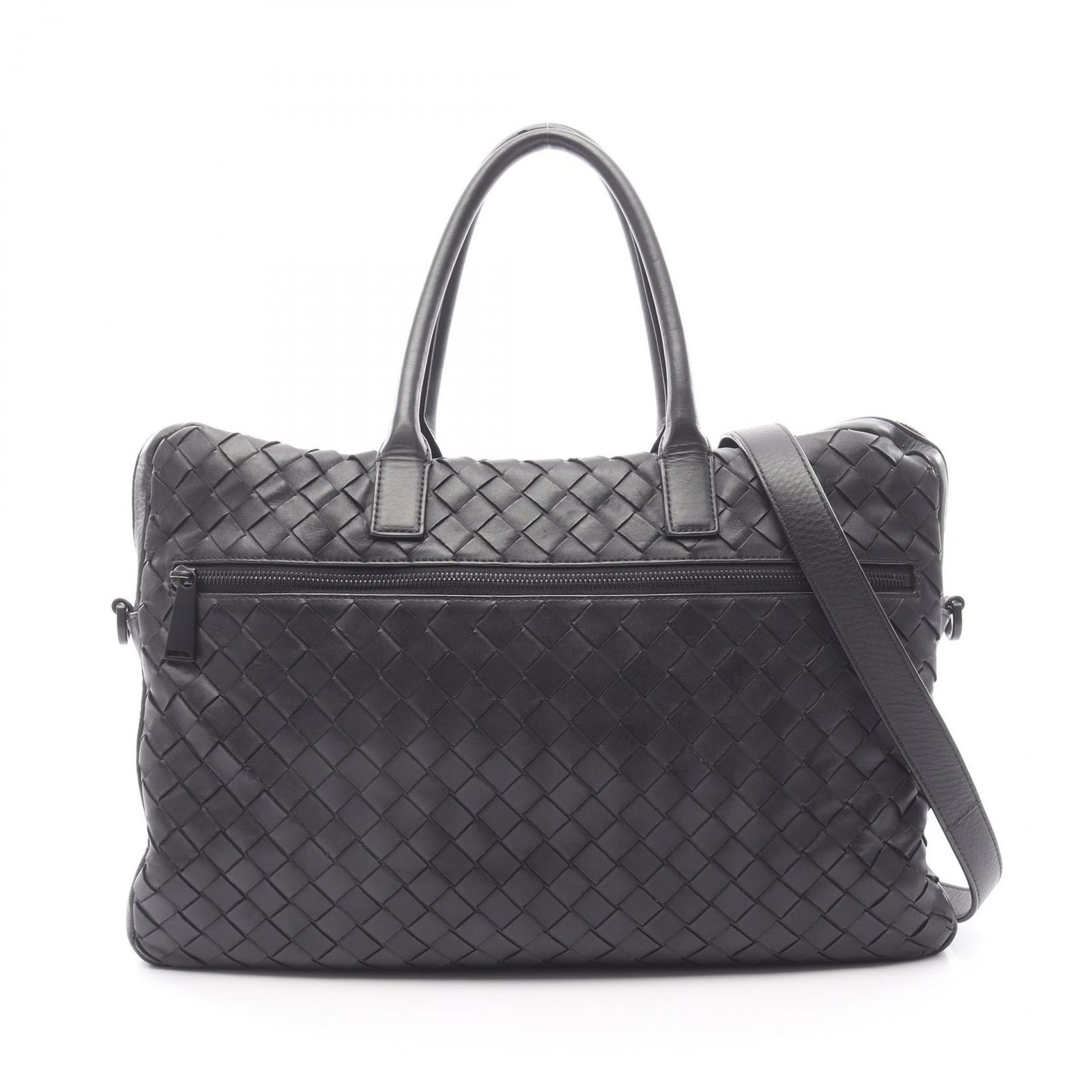 ボッテガヴェネタ BOTTEGA VENETA ブリーフケース イントレチャート レザー ビジネスバッグ メンズ Used B