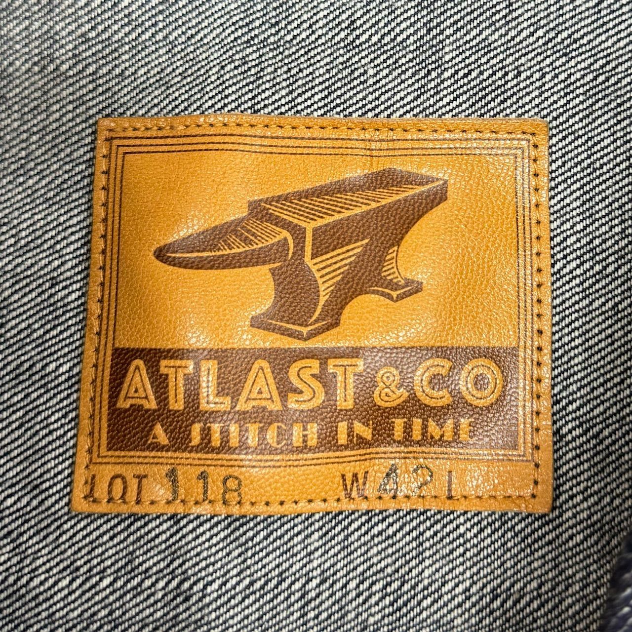 定価50600円 新品 AtLast&Co デニムジャケット Gジャン アット