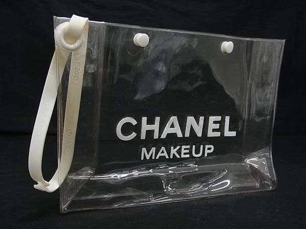 CHANEL シャネル メイクアップ ポーチ クリア ハンド クラッチ バッグ CHANEL シャネル メイクアップ ポーチ クリア ハンド クラッチ