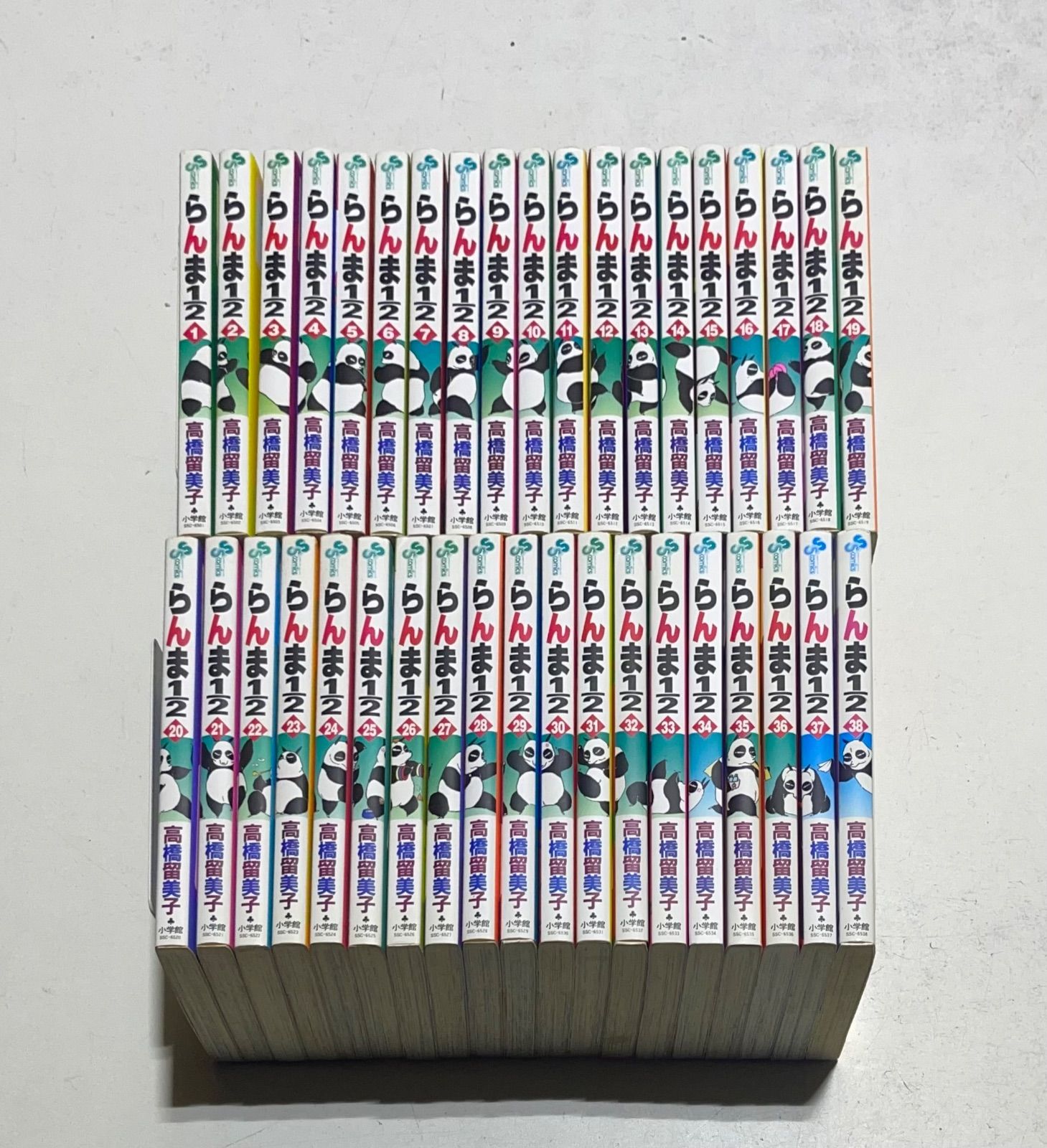 【U019m】  らんま1/2 新装版 1～38巻完結全巻セット 高橋留美子 中古らんま1⁄2 (新装版) 全38巻完結 [マーケットプレイス コミック