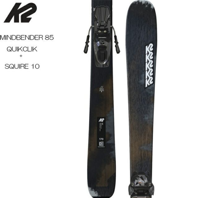 スキー 24-25 K2 Mindbender 85 + Squire 10D 24-25 K2 ケーツー MINDBENDER マインドベンダー 85 + SQUIRE 10