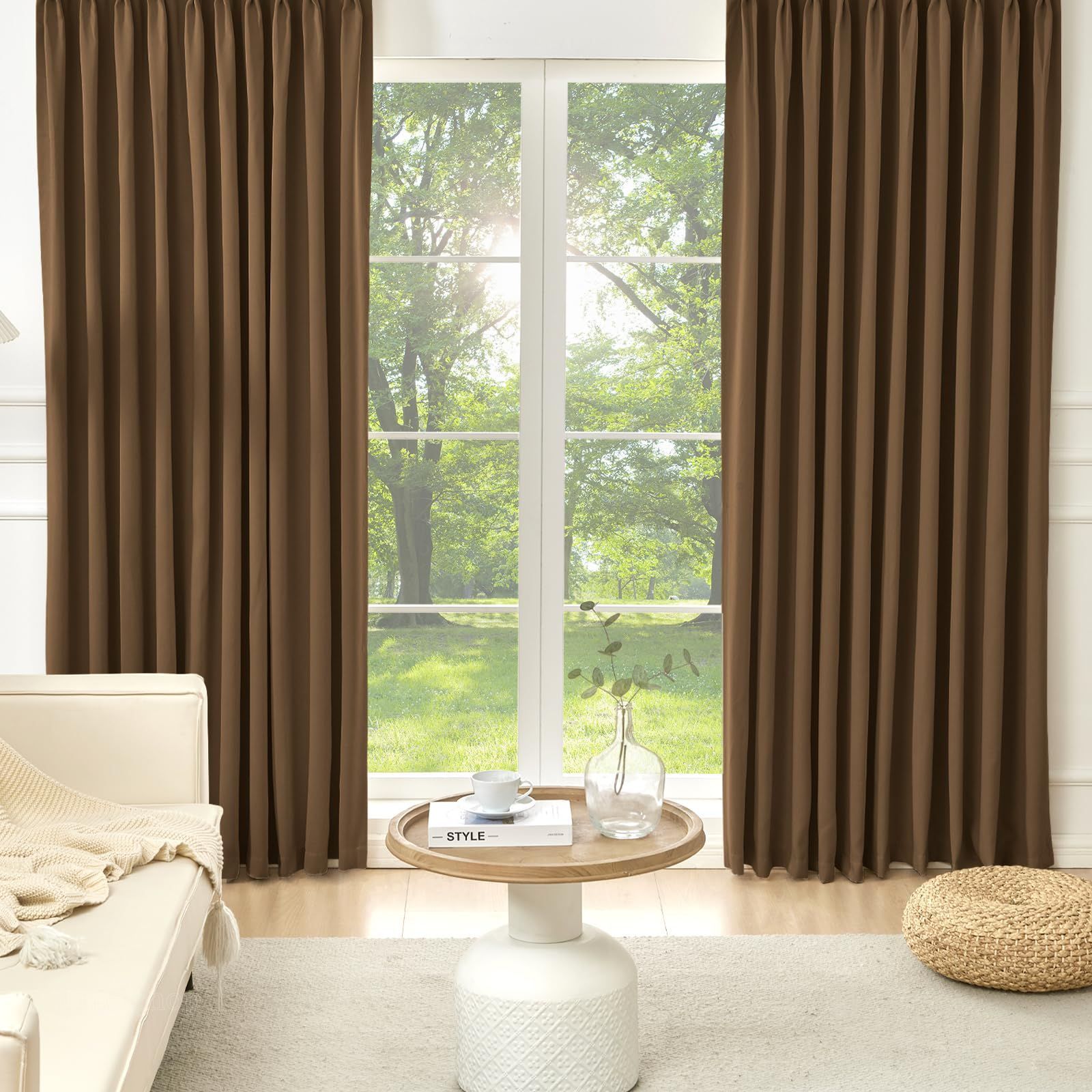 カーテン　2枚入り断熱 保温 厚手 無地 目隠し 通気性が良い ドレープカーテン カーテン2枚入り断熱 保温 厚手 無地 目隠し 通気性が良い