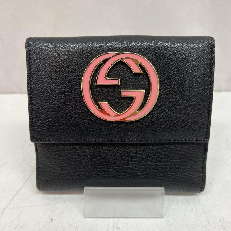 グッチ 190402 レザー インターロッキングG 二つ折り財布 GUCCI グッチ 190402 レザー インターロッキングG 二つ折り財布 GUCCI