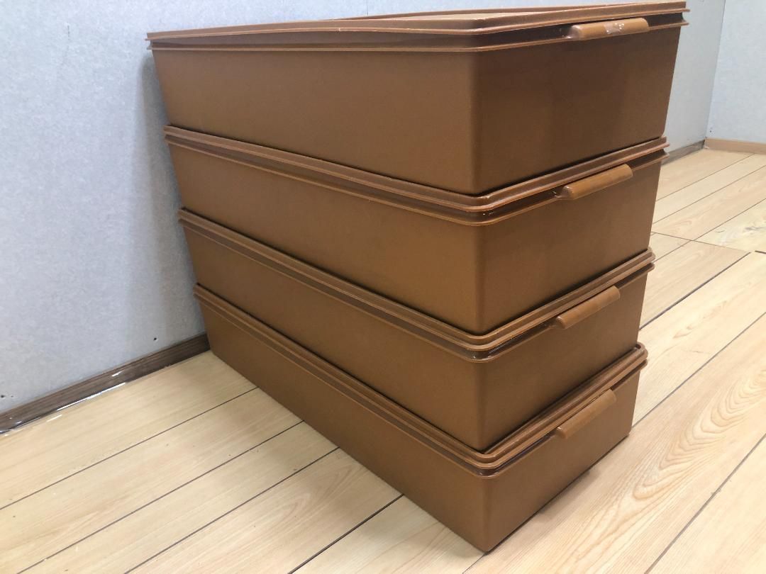 TUPPERWARE タッパーウェア スーパーケース ブラウン 75027-2
