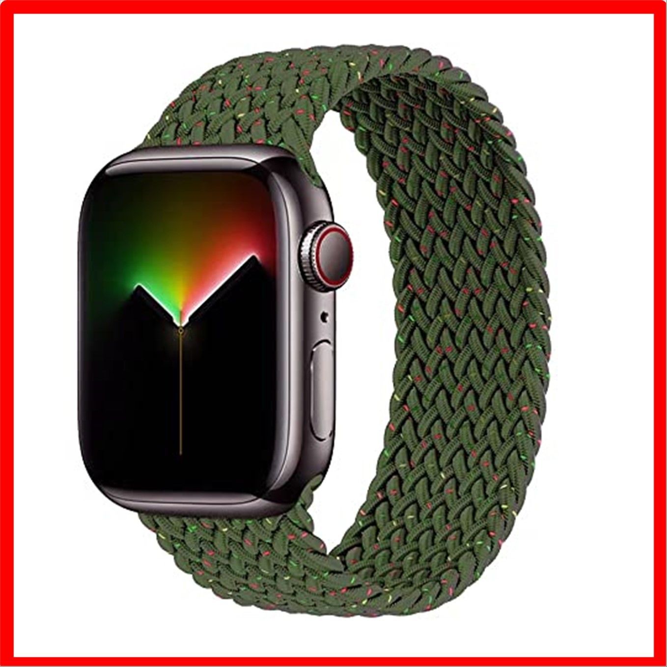 【おすすめ】Green unity(ABSu0026ナイロン)_42/44/45/49mm 165mm apple watch バンド 軽量設計 通気性 アップルウォッ