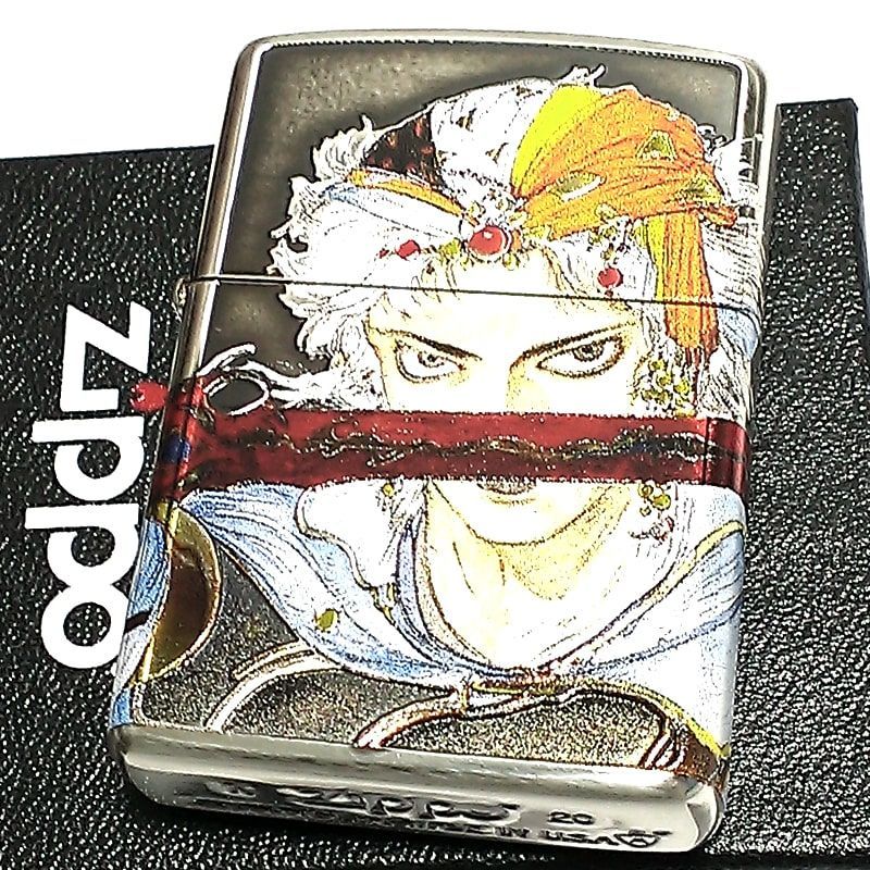 ZIPPO アーマー 天野喜孝 ジッポ ライター 両面デザイン アンティーク 銀いぶし 彫刻柄 かっこいい 重厚 おしゃれ ゲーム メンズ ギフト  プレゼント - メルカリ