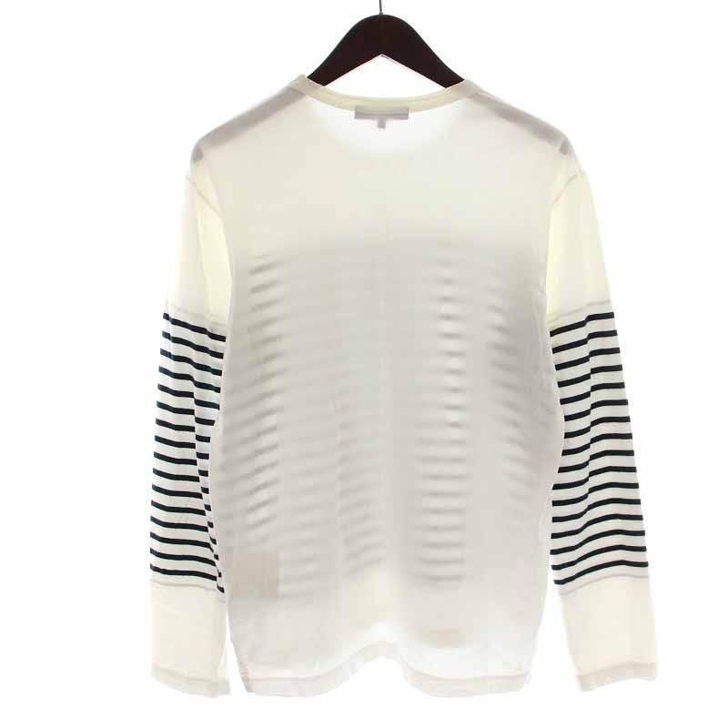 COMME des GARCONS SHIRT アシンメトリーボーダーカットソー コムデギャルソンオム COMME des GARCONS HOMME カットソー ボーダー