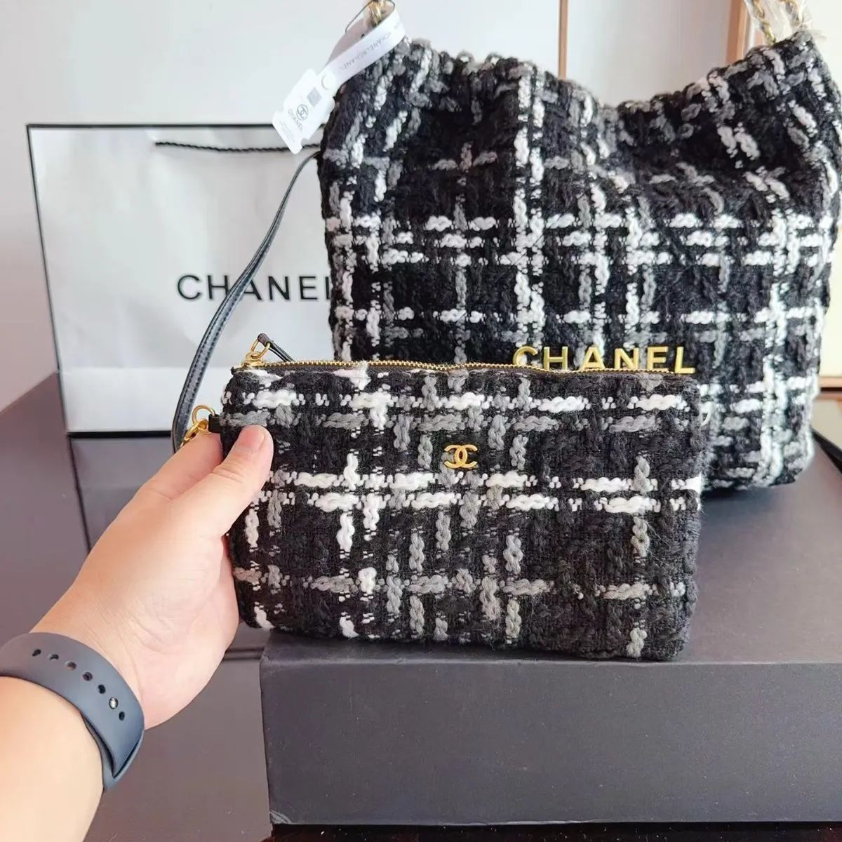 美品Chanelシャネル ショルダー バッグ ピンクトートバッグ