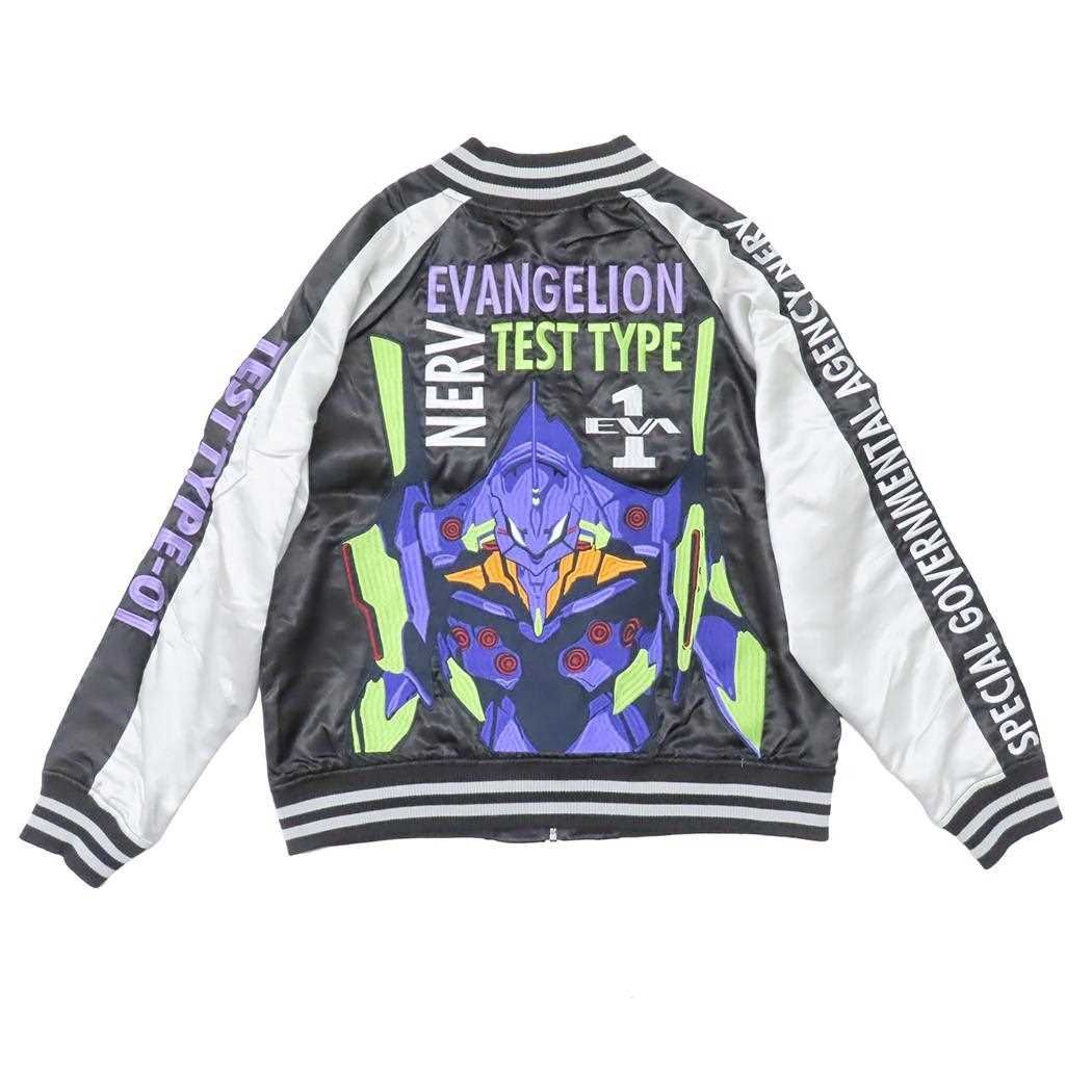 L エヴァンゲリオン NERVスカジャン 刺しゅう、他M 3L ジャケット 映画