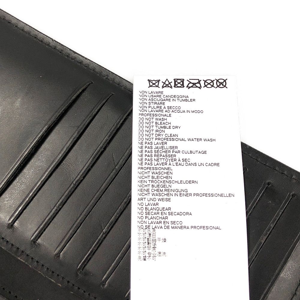 Maison Margiela メゾンマルジェラ 型番 S35UI0453 レザーウォレット 長財布 ブラック 正規品 / 31093