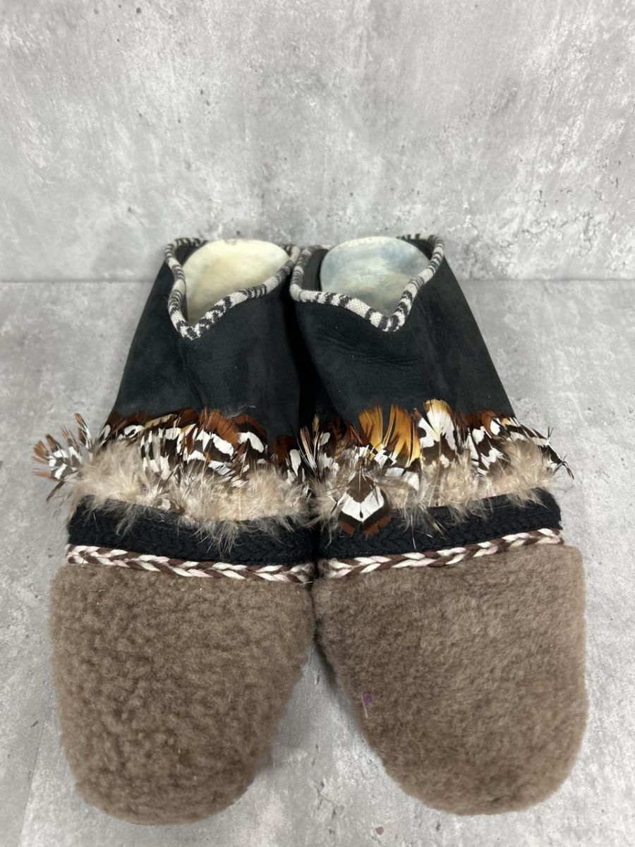 JUCO.×STOF フォークロアサボサンダル サンダル sizeL|黒 ◆ ◎メンズ