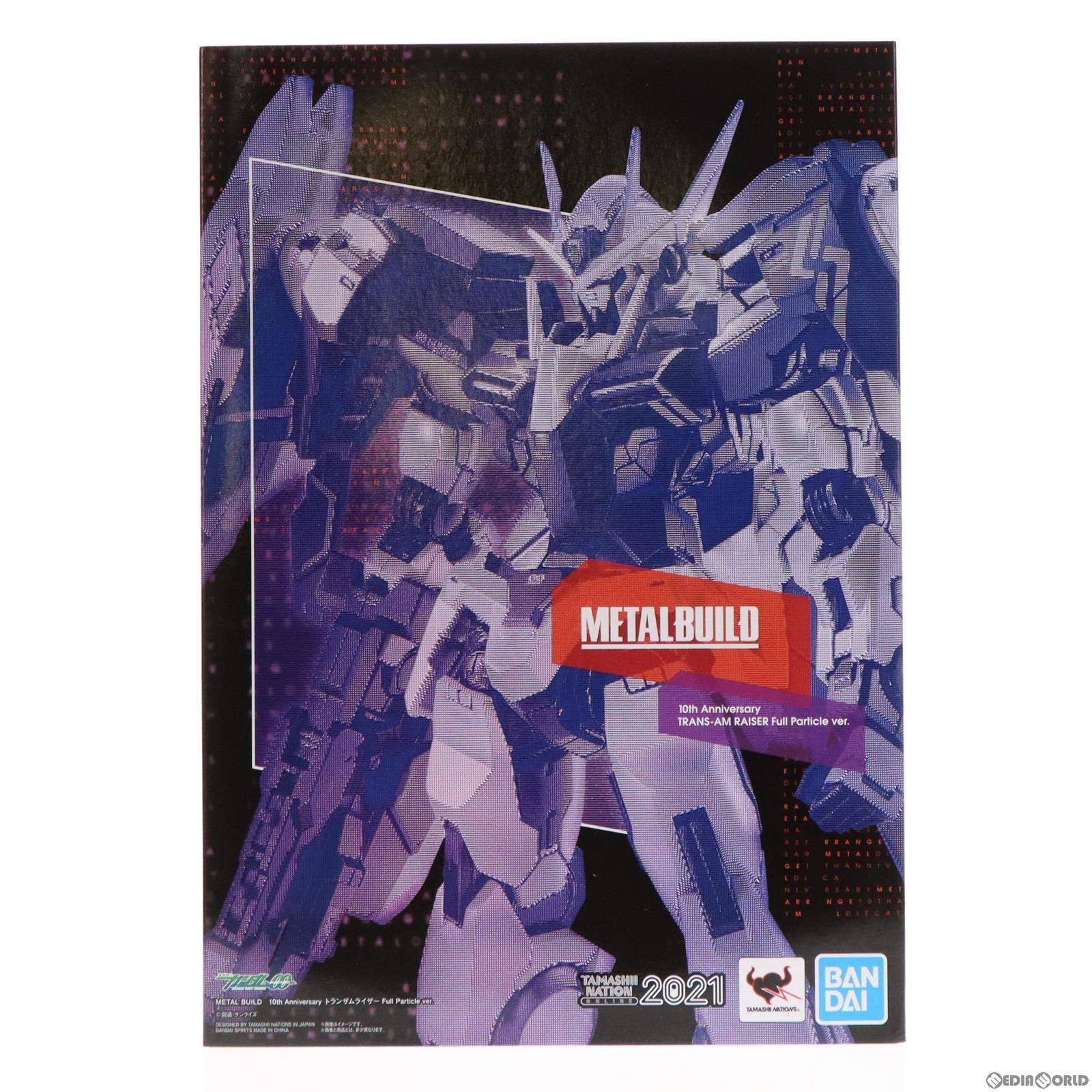 BANDAI - L BUILD 10th Anniversary トランザムライザー Full Particle ver. 機動戦士ガンダム00(ダブルオー) 完成品 可動フィギュア TAMASHII NATION ONLINE 2021&amp;魂ウェブ商店限定 バンダイス METAL BUILD 『10th Anniversary トランザムライザー Full