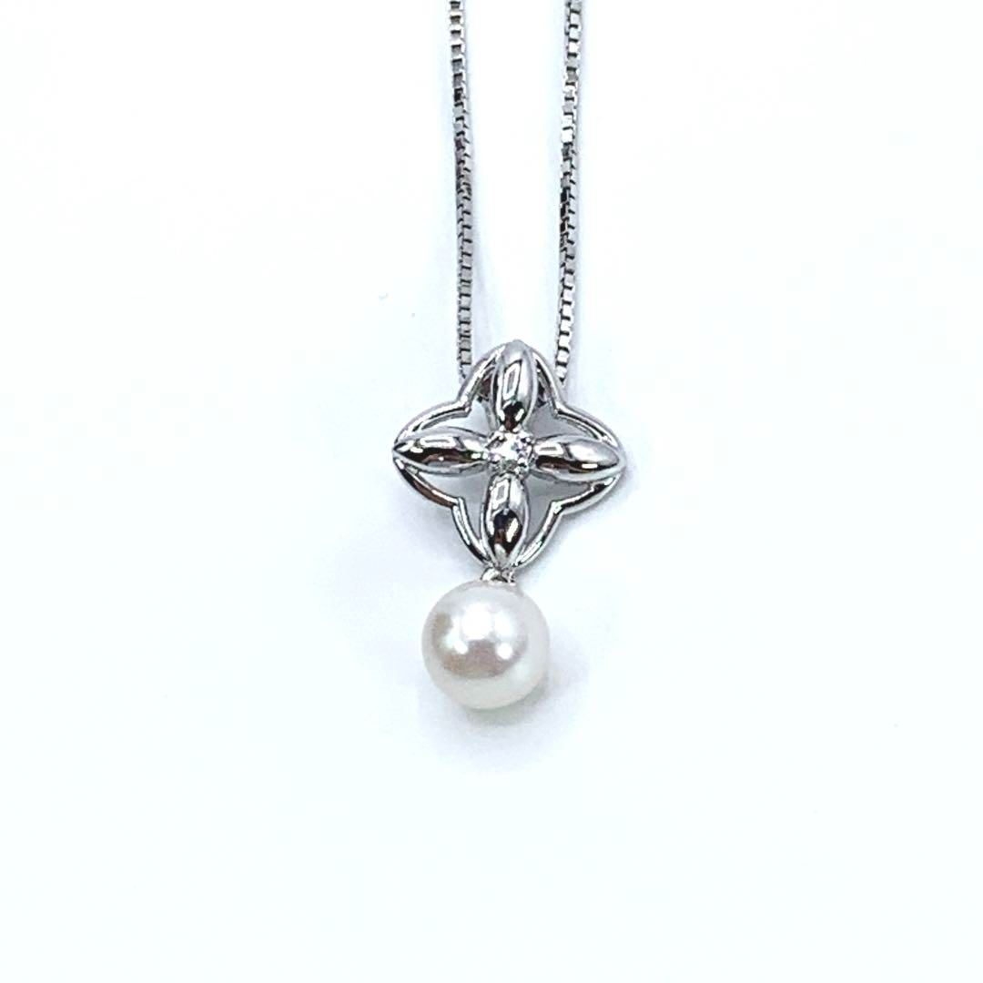希少 TASAKI タサキ 1粒 パール ネックレス 0.01ct シルバー - メルカリ