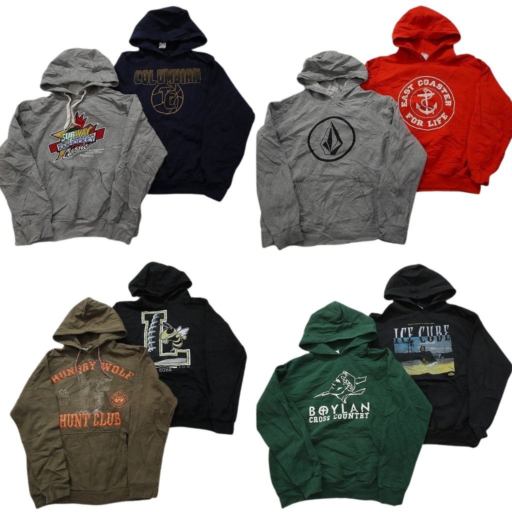 アイズフロンティア 8968フルジップパーカー4L寸2セットブラック