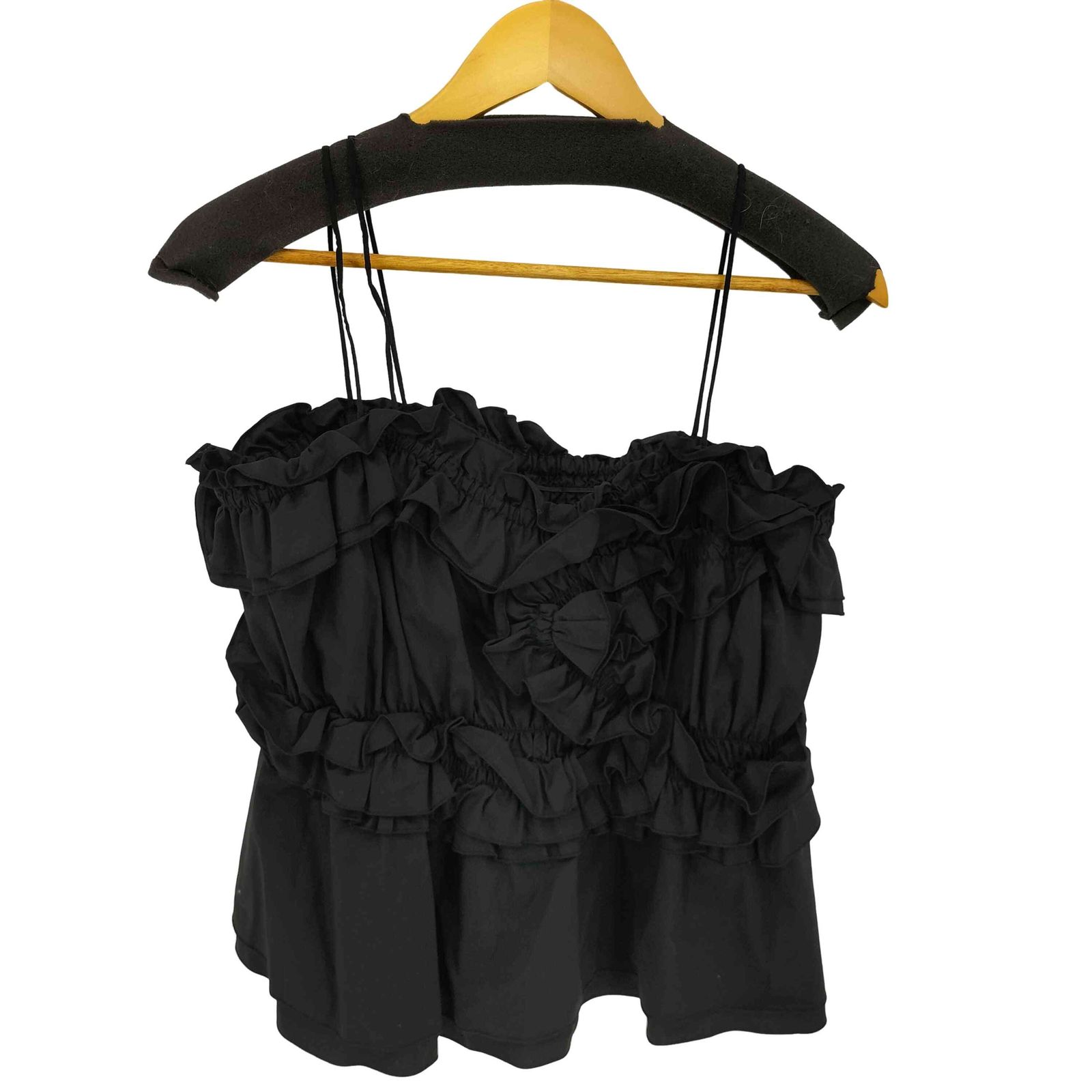 ユーズドフルギ USED古着 {{MECRE}}コットンフリルキャミソール レディース FREE