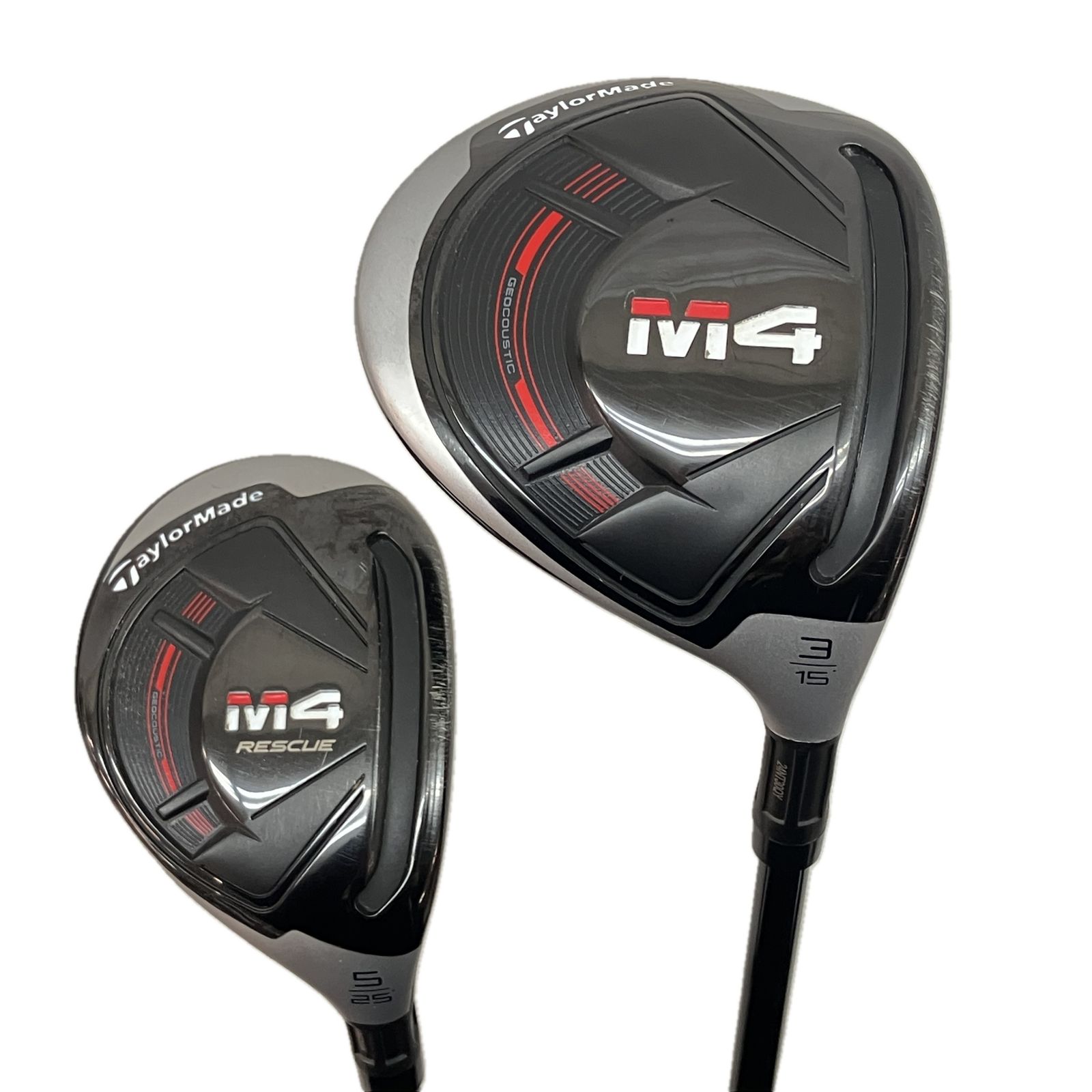 TaylorMade ユーティリティ M4 U3 15° RESCUE U5 25° 2本 セット ゴルフ クラブ C10548929