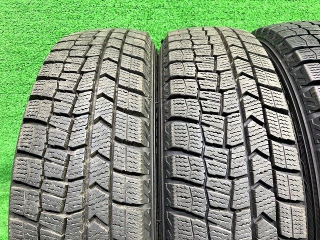 DUNLOP スタッドレス ダンロップ ウィンターマックスWM02 155 65R14 4本 7ミリ 2本2020年