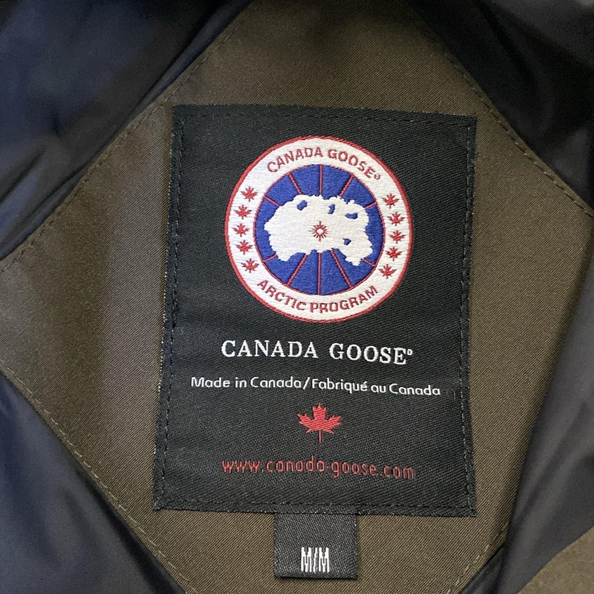 CANADA GOOSE カナダグース ダウンコート サイズM M M レディース - 2302JL R カーキ 長袖 冬 SIROKUMA-CORPORATION_COM