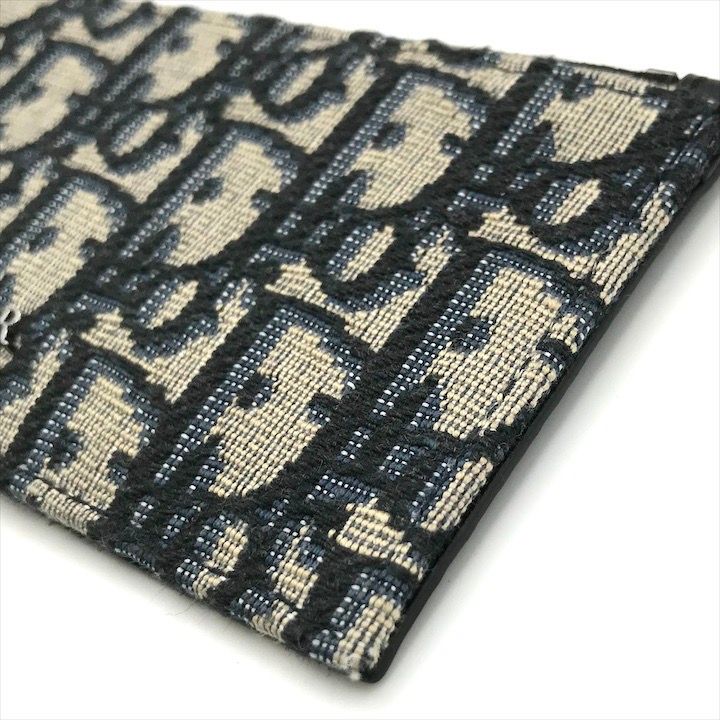 超美品 Christian Dior ディオール 小銭入れ メンズ トロッター オブリーク  ケース カードホルダー キャンバス レザー k5634 超美品 Christian Dior ディオール 小銭入れ メンズ トロッター