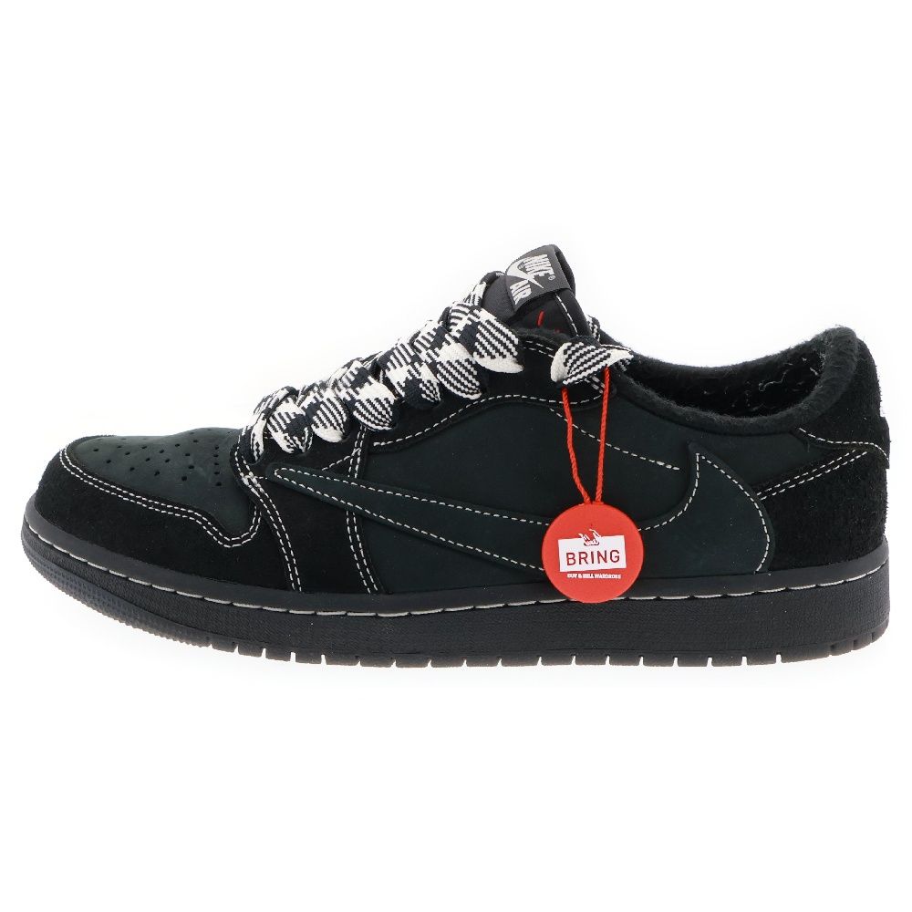 Travis Scott×NIKE ブラックファントム　23.5 NIKE (ナイキ) ×TRAVIS SCOTT AIR JORDAN 1 LOW OG SP BLACK PHANTOM