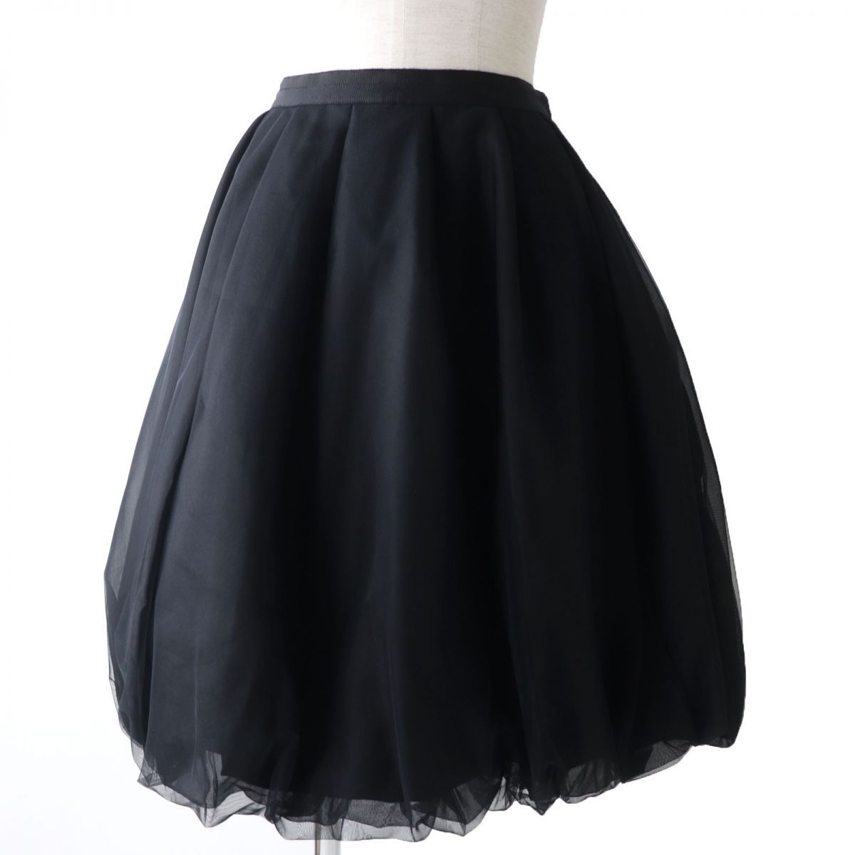 未使用品☆正規品 FOXEY フォクシー 40328 膝丈 バックZIP プディング  