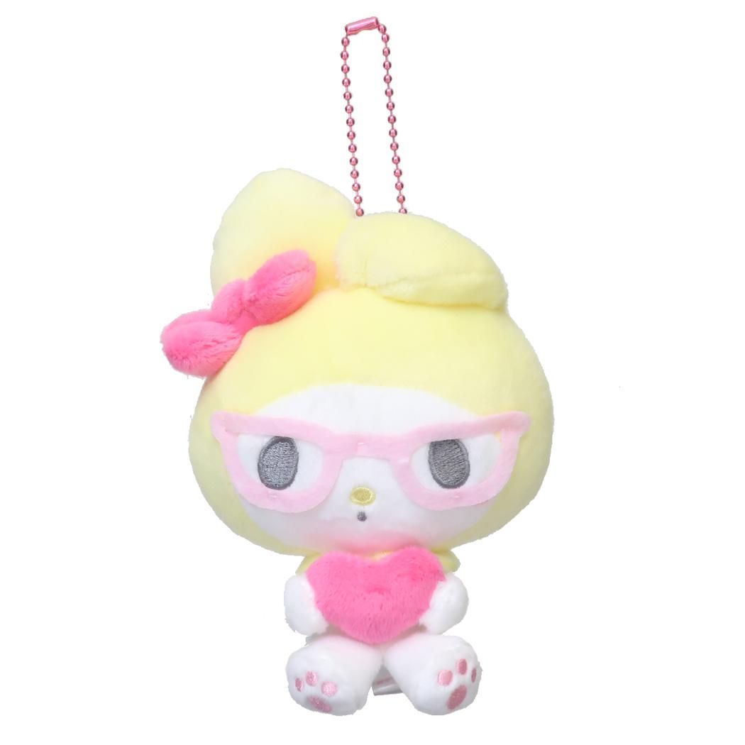 マイメロディ マスコット ミニぬいぐるみボールチェーン ガーリーポップハート YE サンリオ ナカジマ プレゼント キャラクター グッズ 