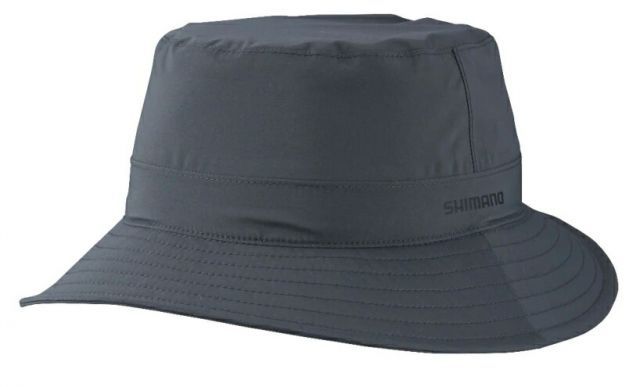 シマノ レイン バケットハット CA-063V チャコール Mサイズ / キャップ